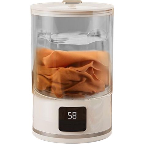 Machine À Laver Compacte - Lave-Linge Pour Sous-Vêtements - Mini Lingerie Pour Hôtel Dortoir Et Voyage