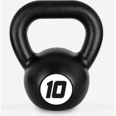 Kettlebell in ferro peso 10 kg sfera maniglia cross training fitness Kotaro