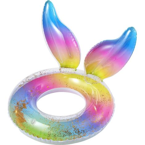 Bouée gonflable panda pour enfants de 4 à 8 ans, jouet aquatique amusant pour les fêtes d'été à la plage. (1/4)