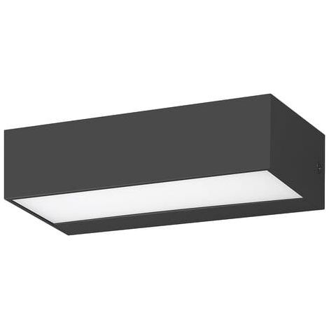 Applique esterna LED 9W IP65 4000K Halden nera Rabalux