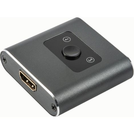 2-zu-1 HDMI 4K60-Umschalter, bidirektionaler HDMI-Wahlschalter, 2-in-1-Umschaltbox für Ultra HD