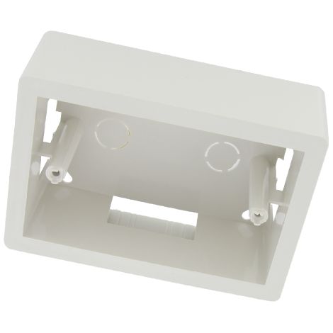Boitier externe en technopolyme're rigide a' base de PVC avec 3 modules entraxe 83,5 mm IP40 blanc