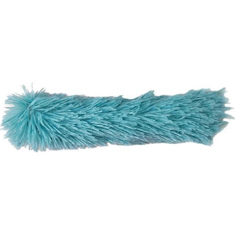 Plüschkatze – weiches Katzenspielzeug mit mintgrün gestreiftem Kissen, ideal zur Bewegung und als Geschenk für Ihre Katze.
