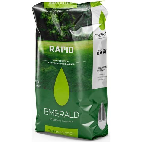 Sementi Per Tappeto Erboso Rapid 1/5/15 kg EMERALD - size 5 Kg