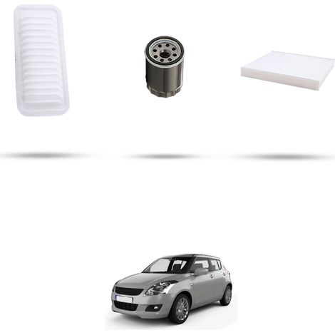 Kit tagliando 3 filtri compatibile con Suzuki Swift IV 1.4 70kw dal 2011 (1/5)