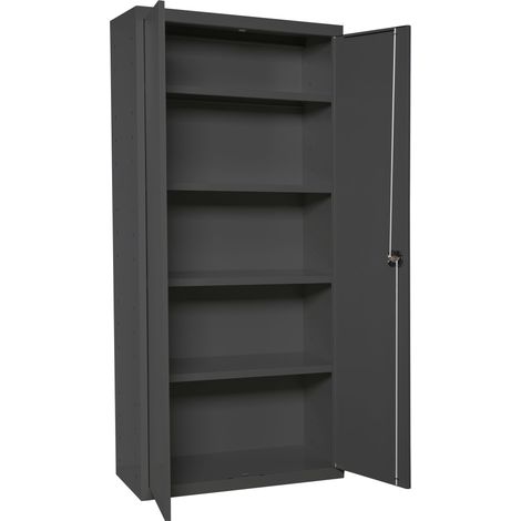 Armario metálico SIMONLOCKER de 4 estantes (180x60x40cm) ANTRACITA (1/3)