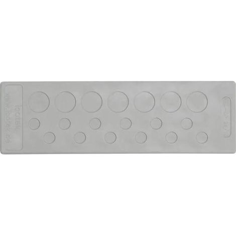 Icotek KEL-DP 24/14 placa de paso de cable gris
