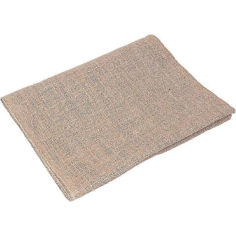 Rouleau de napperon en toile de jute - 30 cm x 275 cm. Couverture antidérapante avec bordure décorative. (1/5)
