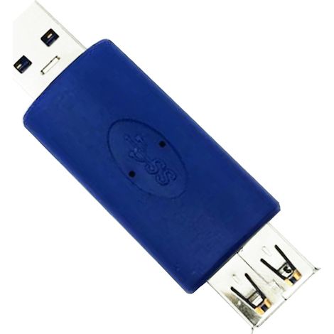 Adattatore USB 3.0 accoppiatore connettore giunto usb maschio usb femmina (1/3)