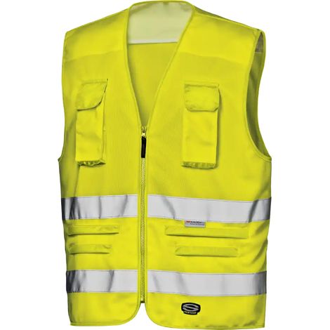 SIR SAFETY SYSTEM TRAFFIC Gilet de travail haute visibilité jaune Taille L