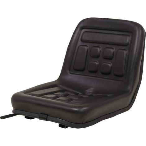 Asiento de tractor universal negro vidaXL