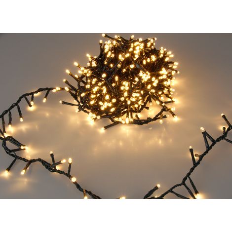 LED Lichterkette EXTRA warm weiß - 24 m / 1200 LED - Weihnachtsbaum Deko Beleuchtung für Außen und Innen