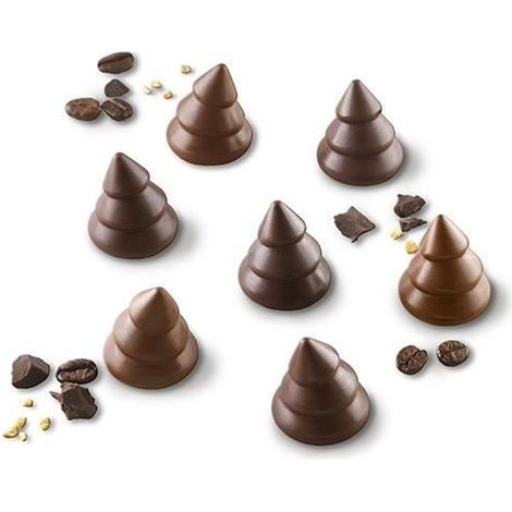Moule à Chocolats - SILIKOMART - Sapin - Silicone - 15 Cavités - Compatible Four