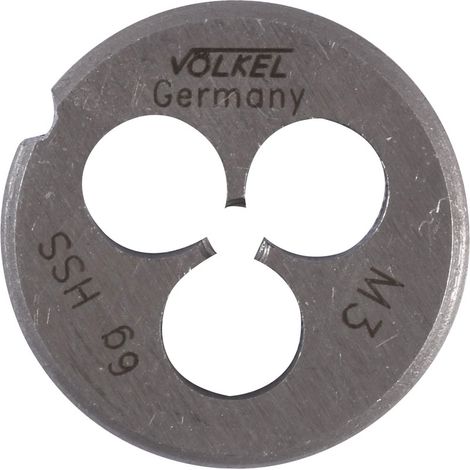Filiera rotonda HSS M3 VÖLKEL TA180S3