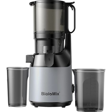 Extracteur de jus à mastication, goulotte d'alimentation de 130 mm, rendement élevé en jus, SJ-023, 220-240V, UE (1/2)
