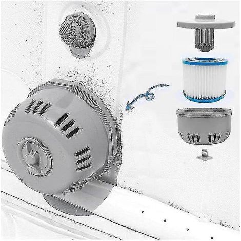 Compatible avec le boîtier de filtre pour spa Lay Z V1 S1, accessoires de nettoyage pour spas et piscines. (1/2)