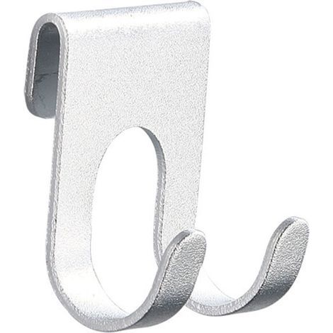 2 Piéces Support de Rasoir Crochets, Porte-Rasoir de Salle de Bain en Acier Inoxydable, Crochet de Rasoir Multi-Usages, Support Rasoir Sans Perçage pour Salle de Bain, Cuisine Organiseur, Argenté
