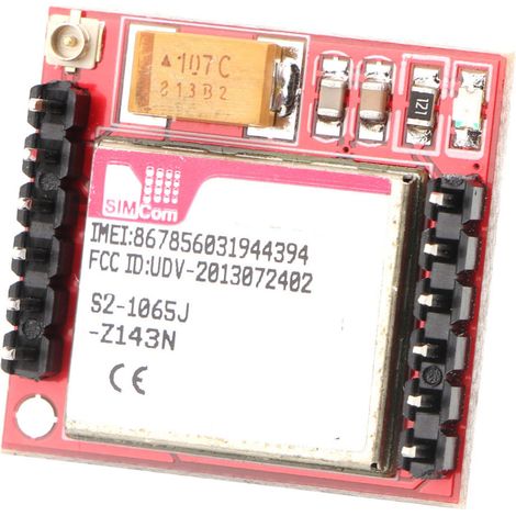 Kit module GSM GPRS avec carte microSIM et port série TTL (sans antenne) (1/5)