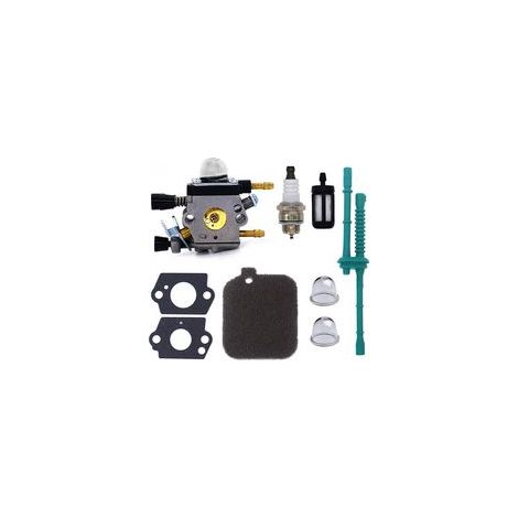 C1Q-S68G Vergaser mit Luftfilter und Kraftstoffschlauch für Stihl Motorsense FS38 FS45 FS46 FS55 KM55 HL45 FS45L FS45C FS46C FS55C FS55R FS55RC (1/5)