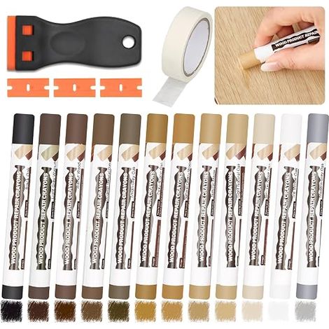 Wood Paste 12 Colours Brown, Wood Paste Filler, Wood Putty (1/5)
