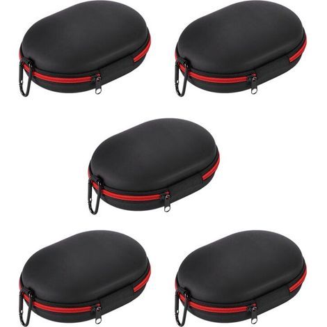 Compatible avec 5 étuis de transport/housses de protection/coques rigides pour casque, adaptés aux Solo 2, 3, Studio 2.0 et 3.0 en rouge. (1/4)
