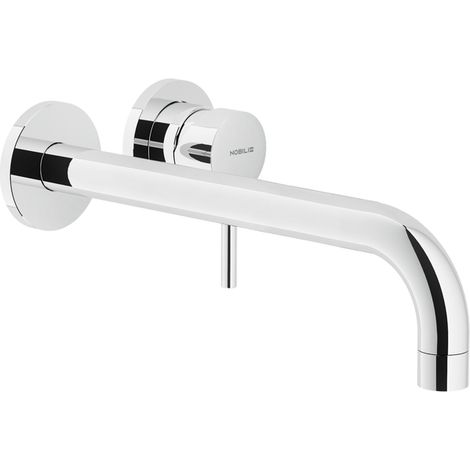Farbset Live f.WT-Wandbatteriem.Einzelros. A250mm verchromt Nobili