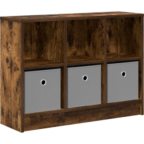 vidaXL Sideboard with Drawer Smoked Oak 73.5 x 22.5 x 53.5 cm
