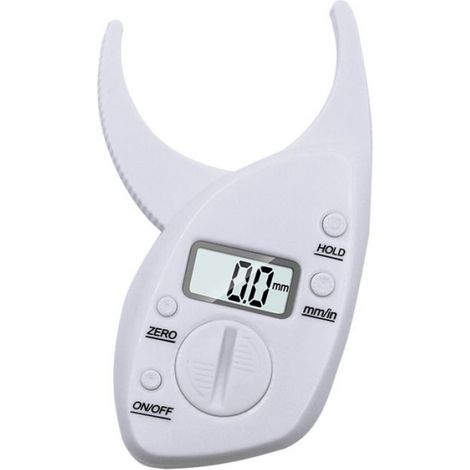 Pied à coulisse portatif de graisse cutanée Pied à coulisse de graisse cutanée, Portable, hygiene anti-cellulite Blanc (1/4)