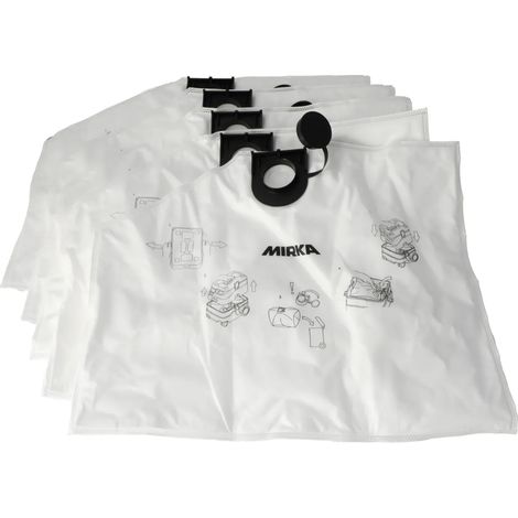 Mirka MIX1215171 Dust Bags for Dexos 1217 - Pack of 5