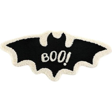 Halloween Door Mat, Gothic Halloween Decor Outdoor Bat Doormats, Absorbent Carpet Surfaced, Decorative Floor Rug Accent (1/5)