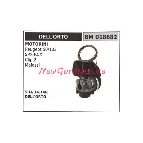 Carburatore a vaschetta DELLORTO rasaerba tosaerba SHA 14.14R 018682