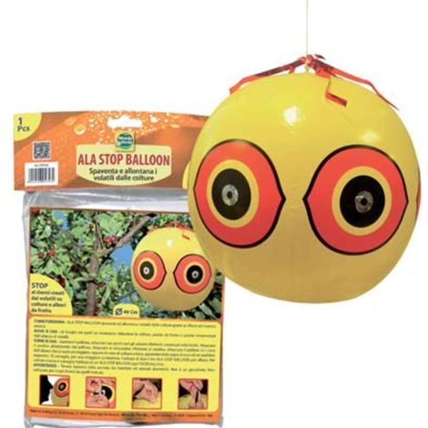 SPAVENTA VOLATILI PALLONE STARS - CM 40 GONFIO CM 60 SGONFIO - 12 pezzi