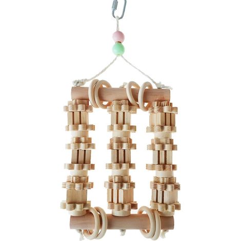Jouets à mâcher pour perroquets Blocs en bois pour conures Gris d'Afrique Calopsittes