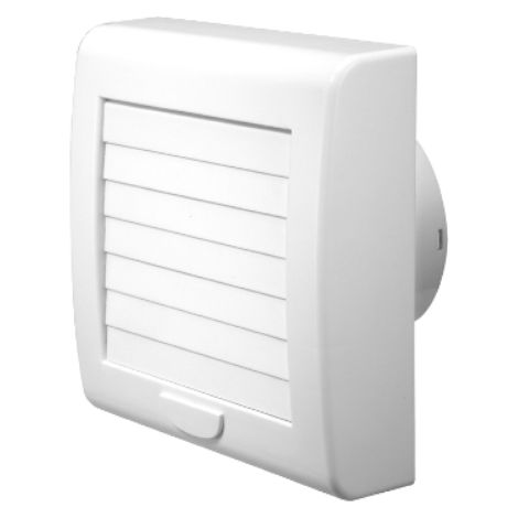 ASPIRATORE ELICOIDALE A SERRANDA DA PARETE per foro 98 / 155x165 mm FIRST