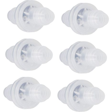 6 pièces clapet anti-retour en plastique pour eau et air, diamètre 3/8" 10mm, corps PP, membrane FKM (1/5)