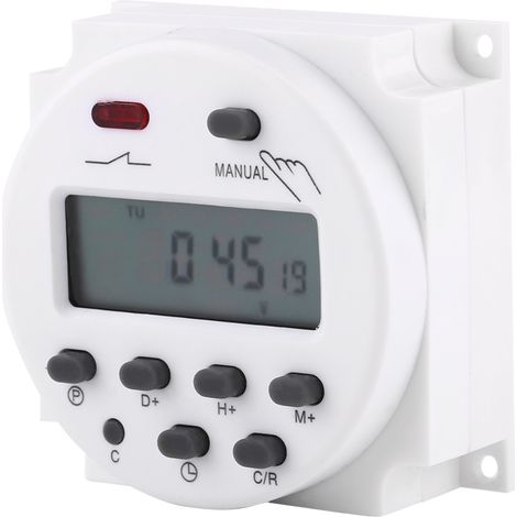 Mikrocomputer LCD digital programmierbarer elektronischer Relais-Timer (24VAC/DC) (1/5)