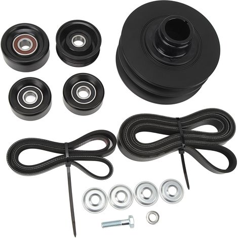 Kit de poulies d'équilibrage sous-multipliées de 25 % avec poulie d'équilibrage harmonique renforcée pour Commodore VT VX VY VZ V8 HSV (1/5)