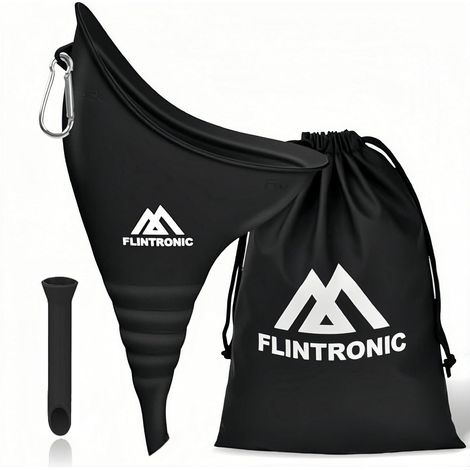 Female Urinal, Reusable Silicone Funnel Urinal, Portable Standing Pee, Female Toilet for Camping, Hiking, Vacation (1/5)