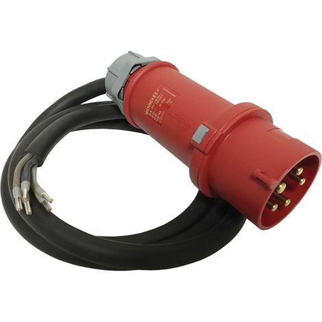 Anschlusskabel mit Stecker, Netzwerkkabel 32A 5P 5X4MM2 2M (1/3)