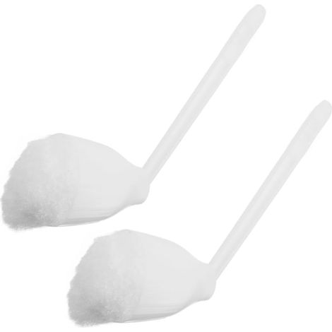 2 brosses WC, blanc, pour toilettes domestiques et céramique (1/5)