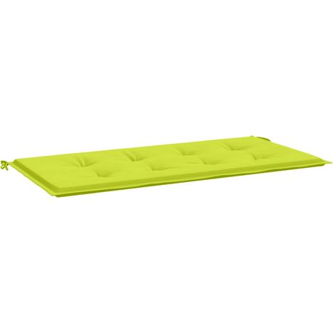 Maison Exclusive - Cuscino per Panca Verde Brillante 120x50x4 cm in Tessuto Oxford