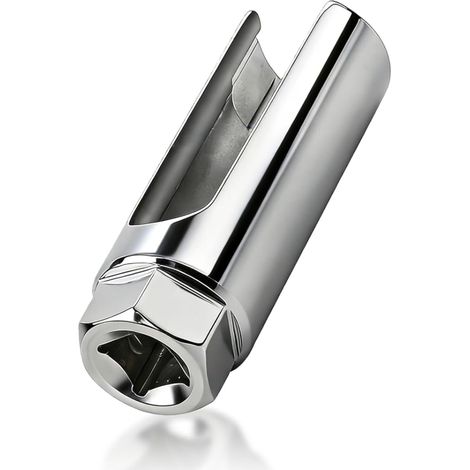 22mm Oxygen Sensor Socket, 1/2" Quare Drive, Chrome Vanadium Steel with Side Cutting, Lambda Sensor Socket, for Heated/Unheated Oxygen Sensors (1/5)