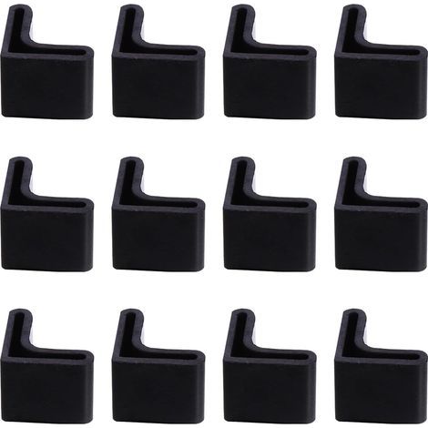 Non Slip Rubber Caps for Steel Tube Legs 50x50 mm Waterproof (1/5)