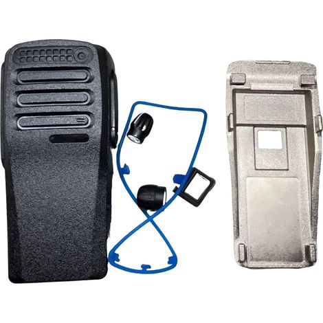 Compatible with Motorola walkie-talkie accessories P3688/D1400, brand new aluminum shell. (1/4)