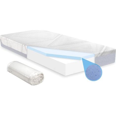 Amicasa Materasso Singolo Revive Supreme Cm 80x190x20 In Schiuma E Memory Foam