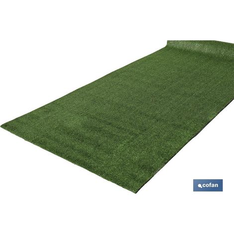 COFAN césped artificial 7 mm (1x5 m) , Césped Artificial con altura de 7 mm. Este tipo de césped es de fácil instalación, solo hay que humedecer la zona en la que se quiera instala (1/5)