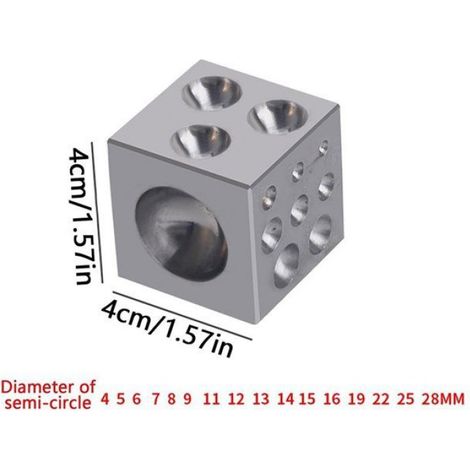 Outil de Précision pour la Fabrication de, Outil Multifonctionnel, 4 X 4 X 4 cm, Idéal pour les Orfèvres et les Amateurs de (1/5)
