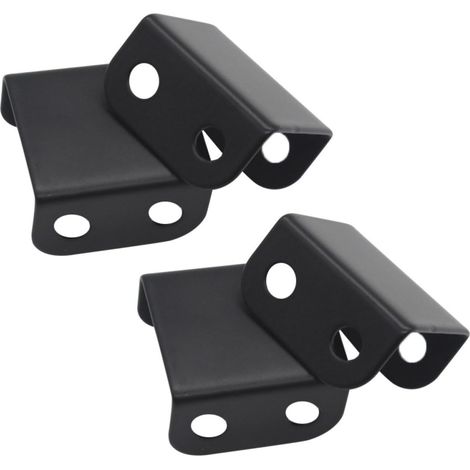 Support de radiateur pour ordinateur, Support pour ventilateur de refroidissement, Boucle latérale du ventilateur GPU, 4PCS, métal, installation universelle, pour ventilateur de (1/5)