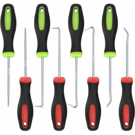 8-teiliges Präzisions-Haken- und Schraubendreher-Set, Langhaken, Pick und Pick, Präzisionspicks und -haken, O-Ring-Entfernungswerkzeug (1/4)