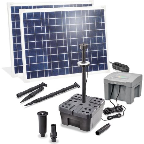 esotec Solar Teichfilter-Set Profi 100/4000 LED Akku Solarmodul KIT 100956 (1/5)